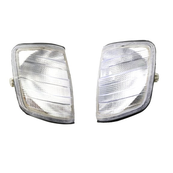 Luces de Esquina Blancas L + R para Coche Luces de SeñAl de para W124 E-Class Sedan -95 1248260043 1248260143