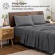 thumbnail image 2 of Juego de Fundas de Almohada Bare Home Premium 1800 Cierre Tipo Sobre Ultra Suave Tamaño King 20 x 40 Gris 2 Unidades, 2 of 6