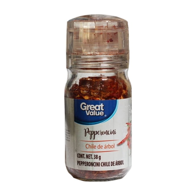 Pepperoncini Great Value chile de árbol 38 g