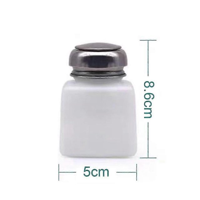 Sunrain Nail Polish Remover Bottle Pump Dispenser Bottle Alcohol Liquid Empty Bottle For Nail Polish And Makeup Remover