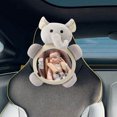 thumbnail image 4 of Juguetes para Bebés Espejo Retrovisor de Cochecito, Evitar Aplastar Fácil de Monitorear Juguete de Peluche Utilizado para Camas de Bebés O Asientos para Niños, Entretenimiento de Coche Interactivo Sua, 4 of 5
