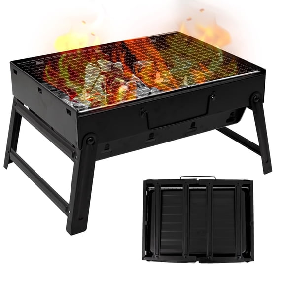 Asador Parrilla Carbón Grill Cocina Bbq Portátil Cocina