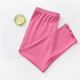 thumbnail image 5 of Leggings lisos de colores pastel para niñas pequeñas, pantalones ajustados suaves y elásticos para uso diario y juegos al aire libre, multicolor, 1 paquete, 2T-8T, 5 of 5