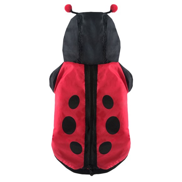 1 unid mascota mariquita traje festival fiesta perro gato cosplay ropa mascota suministro
