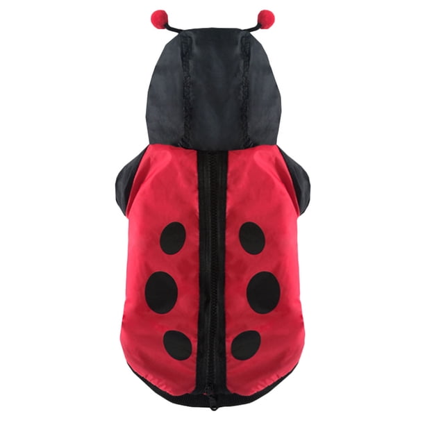 1 unid mascota mariquita traje festival fiesta perro gato cosplay ropa mascota suministro