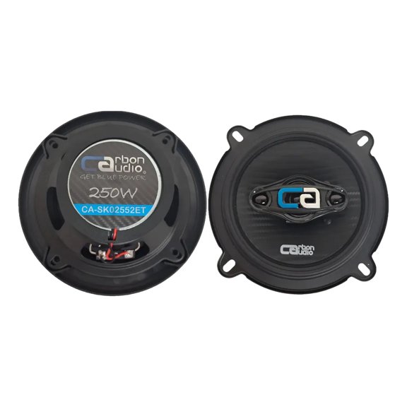 BOCINAS COXIALES 5.25 PULGADAS CARBON AUDIO 25W 4 OHMS