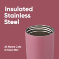 thumbnail image 4 of Vaso de café Owala SmoothSip Slider con aislamiento de 590 ml, color morado, 4 of 5