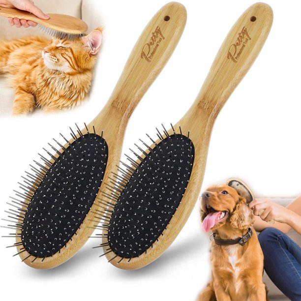 Cepillo para Perro Genérico Pelo Largo 17 mm Masaje y Eliminación de Pelo Suelto
