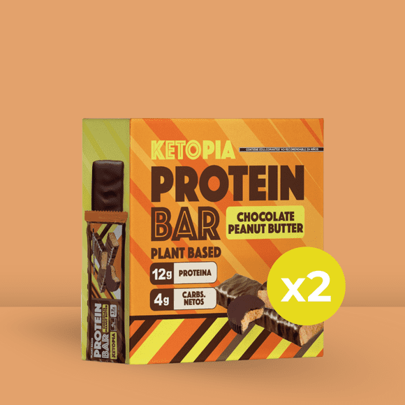12 Pack Barra de Proteína Chocolate Peanut Butter