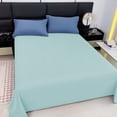 thumbnail image 1 of Xihbxyly Sábana de Algodón Aloe Barata - 150 X 230 Cm, Transpirable, Hipoalergénica, Color Liso, Resistente a La Decoloración, Ideal para Dormitorios y Hogar, Juego de 1 Pieza, 1 of 7