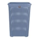thumbnail image 3 of Kit 2 Cestos de Plástico La Ardilla Con Tapa para Ropa Tipo Rattan (Azul), 3 of 4