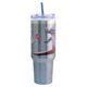 thumbnail image 3 of Termo Alto Doble Pared Con Asa Y Popote, Diseño Stitch Live Action “Surfin Stitch”, Termo Metalizado Azul, Capacidad 1. 2 L, 3 of 8