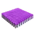 thumbnail image 1 of Plush Puzzle Floor Mat Bedside Bedroom Bedside Carpet Home Living Room 1CM Thick Suede Foam Ground Mat, 1 of 8