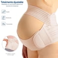 thumbnail image 2 of Faja de Embarazo Bluelander Soporte Transpirable para Cintura y Abdomen Cinturón Maternidad Talla XL, 2 of 5