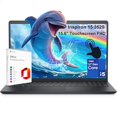 thumbnail image 1 of Computadora portátil empresarial Dell Inspiron 15 3520 3000 de 15,6" con pantalla táctil FHD, Intel 10-Core i5-1235U (Beat i7-1195G7), 16 GB DDR4 RAM, 512 GB PCIe SSD, WiFi, licencia anual de Microsof, 1 of 5