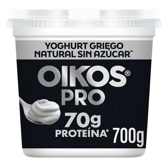 Yogurt griego Oikos Pro natural sin azúcar añadida 700g