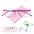 thumbnail image 1 of Gafas de luz azul AetrvoHope para niños UV400 rosa claro, 1 of 9