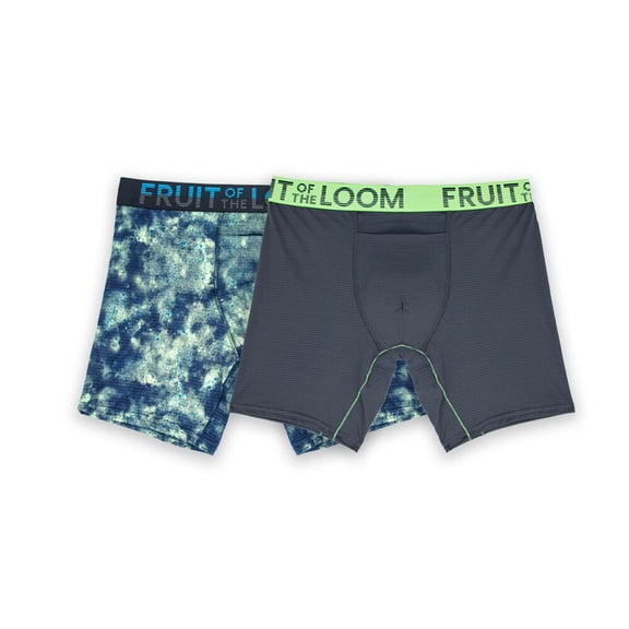 Bóxers Fruit of the Loom para Hombre Ajustados Multicolor Talla M 2 Piezas
