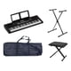 thumbnail image 1 of Roland E-x10 Teclado Digital 61 Teclas Con Funda Base Banco, 1 of 5