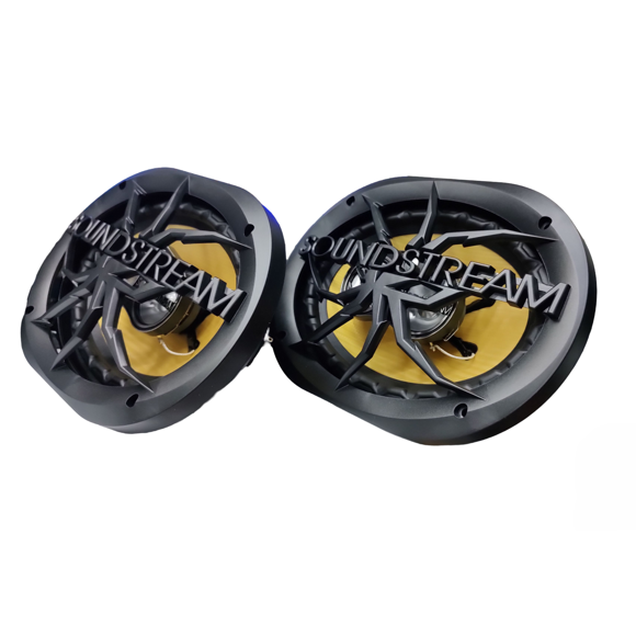 Bocinas Coaxiales SOUNDSTREAM PRO-690 200w Rms 6x9 Pulgadas 4 Ohms 2 Vías Cono Fibra de Carbono IMPP