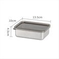 thumbnail image 2 of Contenedor de Almacenamiento de Alimentos Caja de Almacenamiento de Cocina de Acero Inoxidable con Tapa A Prueba de Fugas Accesorios de Cocina 400ML, 2 of 5
