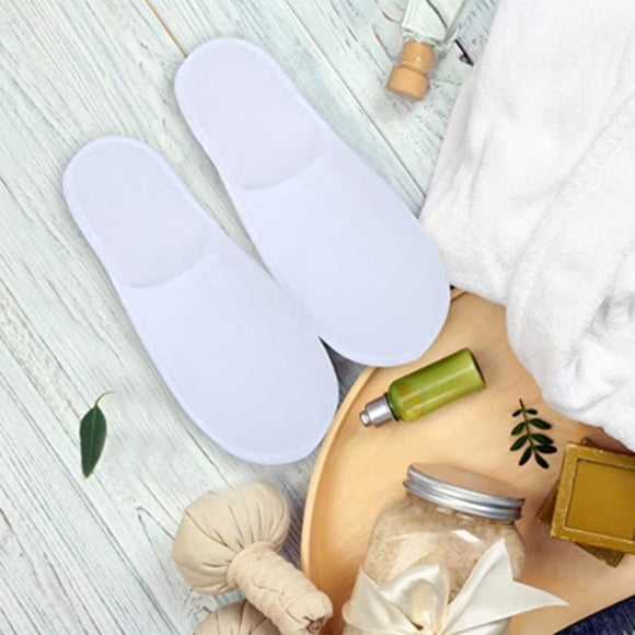 12 Pares De Zapatillas De Spa Desechables Para Hombres Y Mujeres Zapatillas De Spa Antideslizantes Con Punta Cerrada Para Hotel Hogar Viajes ANGGREK Otros