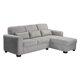thumbnail image 2 of Sofá Love Chaise Derecho en L Eros 3 Plazas Gris para Sala, 2 of 8