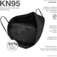 thumbnail image 2 of Best Trading 50 Cubrebocas Negros KN95, Mascarilla de Protección Certificada, Tapabocas Individual con 5 Capas de Protección contra Partículas, con Ajustador Nasal Oculto, Tecnología Ligera (Negro), 2 of 5