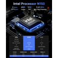 thumbnail image 3 of KAMRUI Essenx E1 Mini PC, 16GB DDR4 RAM 256GB M.2 SSD, Mini Computer Intel Twin Lake N150 (up to 3.6GHz), Desktop Computer Dual 4K, Ethernet, WiFi, Bluetooth for Business, Office, Home, 3 of 5