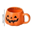 thumbnail image 3 of Taza de Calabaza de Halloween, Taza de Cerámica para Té o Café, Diseño Único de Calabaza, Material Seguro y Duradero, Decoración para La Oficina y El Hogar, Idea de Regalo Festivo, Capacidad, 3 of 7