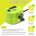 thumbnail image 2 of Para Ryobi Batería Li-ion de 18V, Convertidor de Reducción de 18V a 12V Adaptador de Rueda Power Reductor de Voltaje Transformador para Electrodomésticos de Auto, 2 of 7