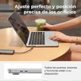 thumbnail image 5 of Compatible with MacBook Air 13.6-inch M2 A2681 M3 A3113 20222024 with touch ID, plastic case, transparent glass, 5 of 5