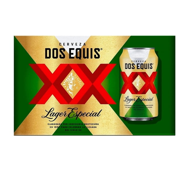 Cerveza clara Dos Equis lager especial 6 latas de 355 ml c/u