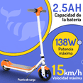 thumbnail image 2 of Scooter Eléctrico Infantil Honey Whale E2 Naranja, 2 of 8