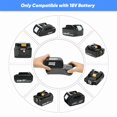 thumbnail image 3 of Adaptador de Batería para Batería Li-ion Ma-kita de 18V para Reemplazar para Batería Shark-UZ365H IZ363HT IZ462H IZ361H IZ163H IZ362H IZ482H Aspiradora Vertical Inalámbrica, 3 of 8