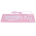 thumbnail image 2 of Teclado Rosa Ultrafino Usb Con Cable Largo Lindo Adorable Patrón De Gato De Dibujos Animados Impermeable Altura Ajustable Teclado Ergonómico Universal Para El Hogar Computadora Portátil Niñas, 2 of 4