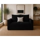 thumbnail image 1 of Love seat El Bazar Store Miami Lino negro 2 plazas, Modular, Moderno, Sala, 1 of 4