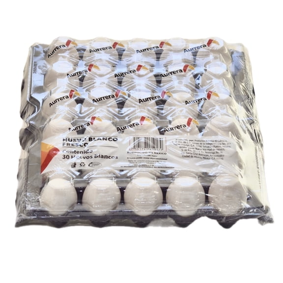 Huevo blanco Aurrera fresco 30 pzas