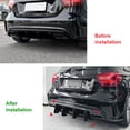thumbnail image 3 of Spoiler de Labios de Parachoques Trasero, Aspecto de Parachoques Trasero del ala Trasero DiCusor de Labios Brillante Liviano Black Aerodinámico para la Clase A W176 A45 AMG, 3 of 7