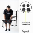 thumbnail image 5 of Set De Mancuernas Bywell Multifuncional Y Ajustables De 40kg, 5 of 5