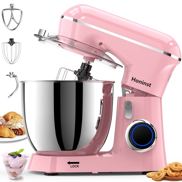 Batidora de Pedestal Planetaria Profesional Honinst 660W 10 Velocidades 6.5QT 120V
