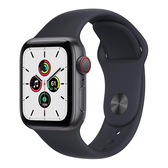Apple Watch SE 1ra gen (GPS + Celular) 44mm Negro MKRR3LL/A Reacondicionado