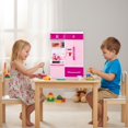 thumbnail image 3 of Minicocina rosa para niños pequeños | Juguete de cocina realista con accesorios | Juego educativo de interior para niños y niñas, 3 of 6