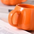 thumbnail image 4 of Taza de Calabaza de Halloween, Taza de Cerámica para Té o Café, Diseño Único de Calabaza, Material Seguro y Duradero, Decoración para La Oficina y El Hogar, Idea de Regalo Festivo, Capacidad, 4 of 7