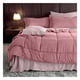 thumbnail image 1 of Set Edredón King Size + Funda De Almohada + Sábanas 7 Pzas Real Textil Malva - Rosa, 1 of 8