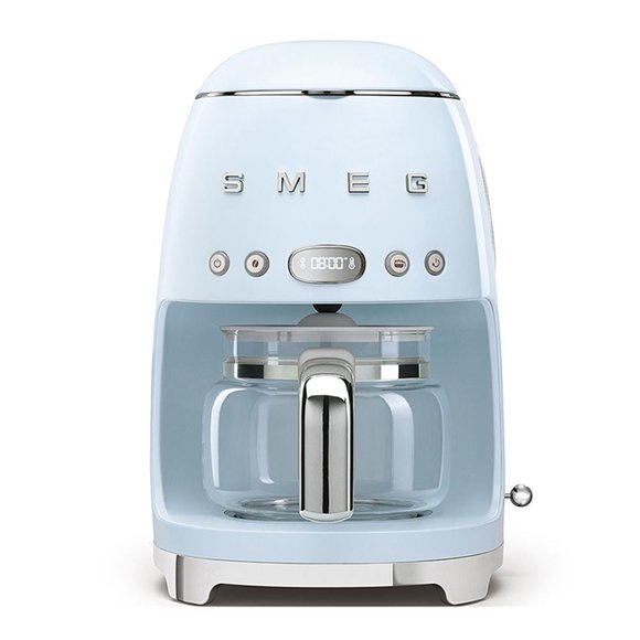 Cafetera de Goteo Smeg 10 Tazas Azul Pastel