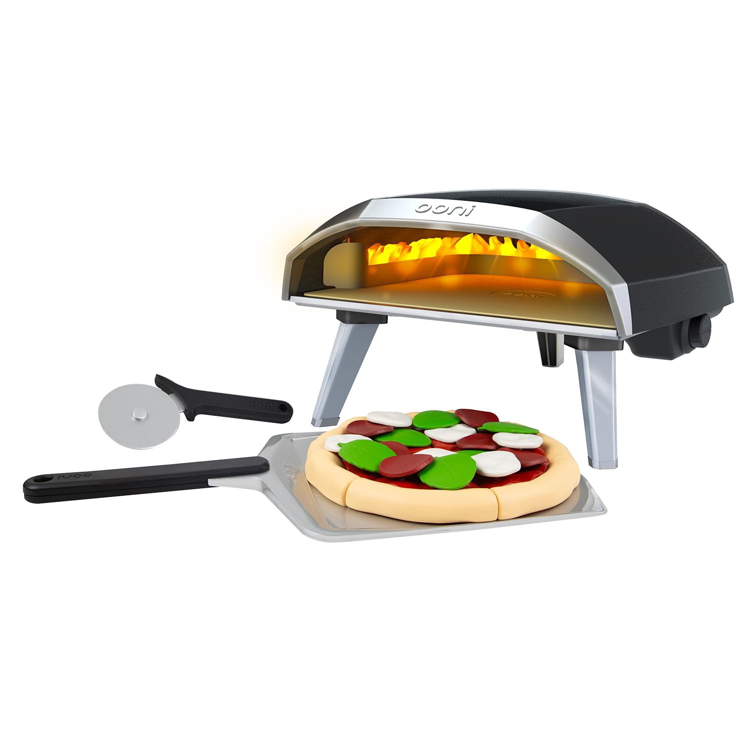 Horno para pizza de juguete Casdon Ooni Koda con luz real con efecto de llama
