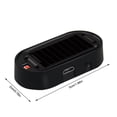 thumbnail image 2 of CaiYueKe Solar Powered Car Dummy Alarm Light LED Blinking Red Blue Light for Vehicle Security Anti Theft Deterrent with Light Sensor USB Rechargeable Easy Install Solar Light for Car Truck Van, 2 of 6