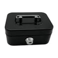 thumbnail image 2 of Caja con cerradura Colección de cajas Organizador moderno Porta contenedores con cerradura y tapa Negro, 2 of 9