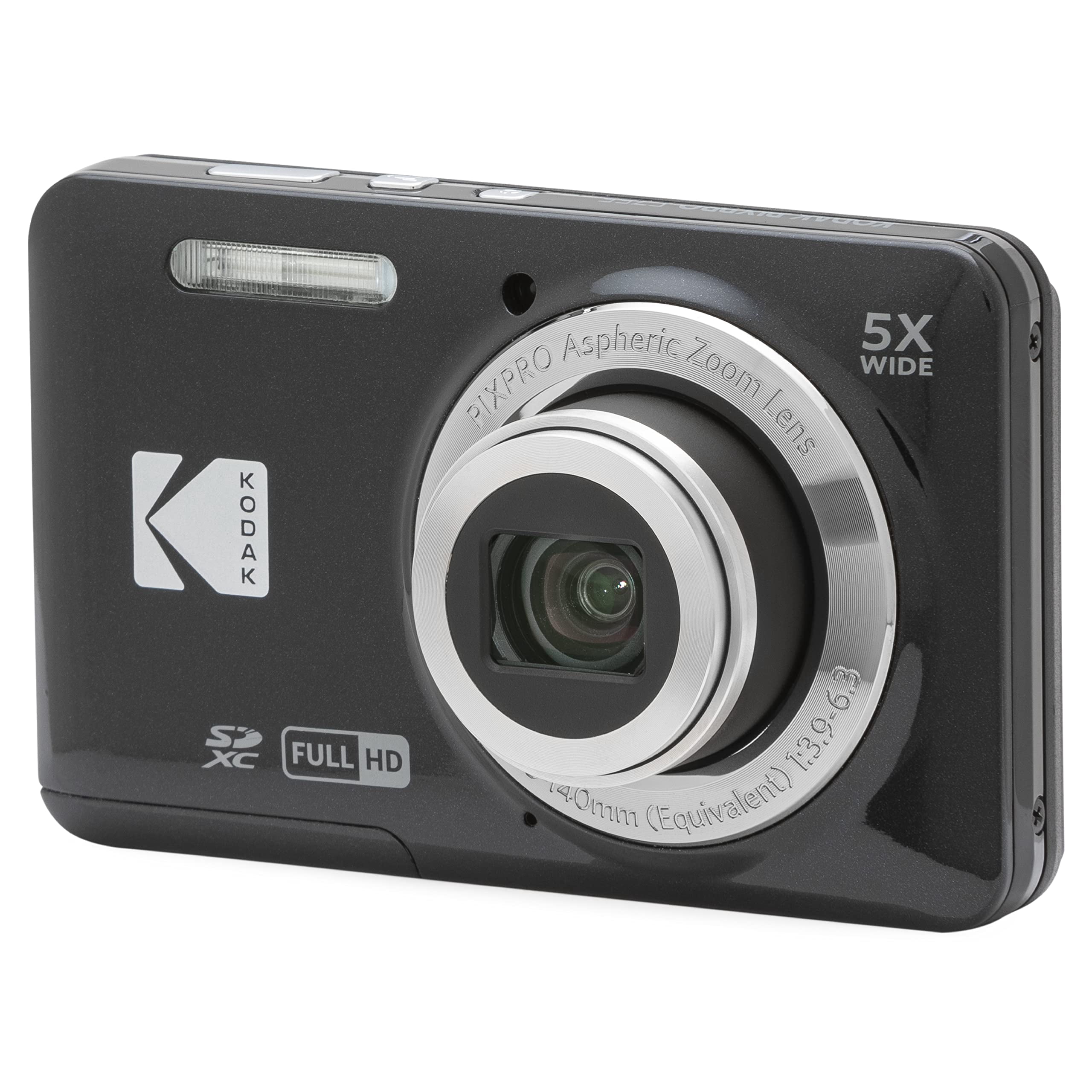 Cámara digital KODAK PIXPRO FZ55-BK 16MP CMOS 5X Zoom 1080P